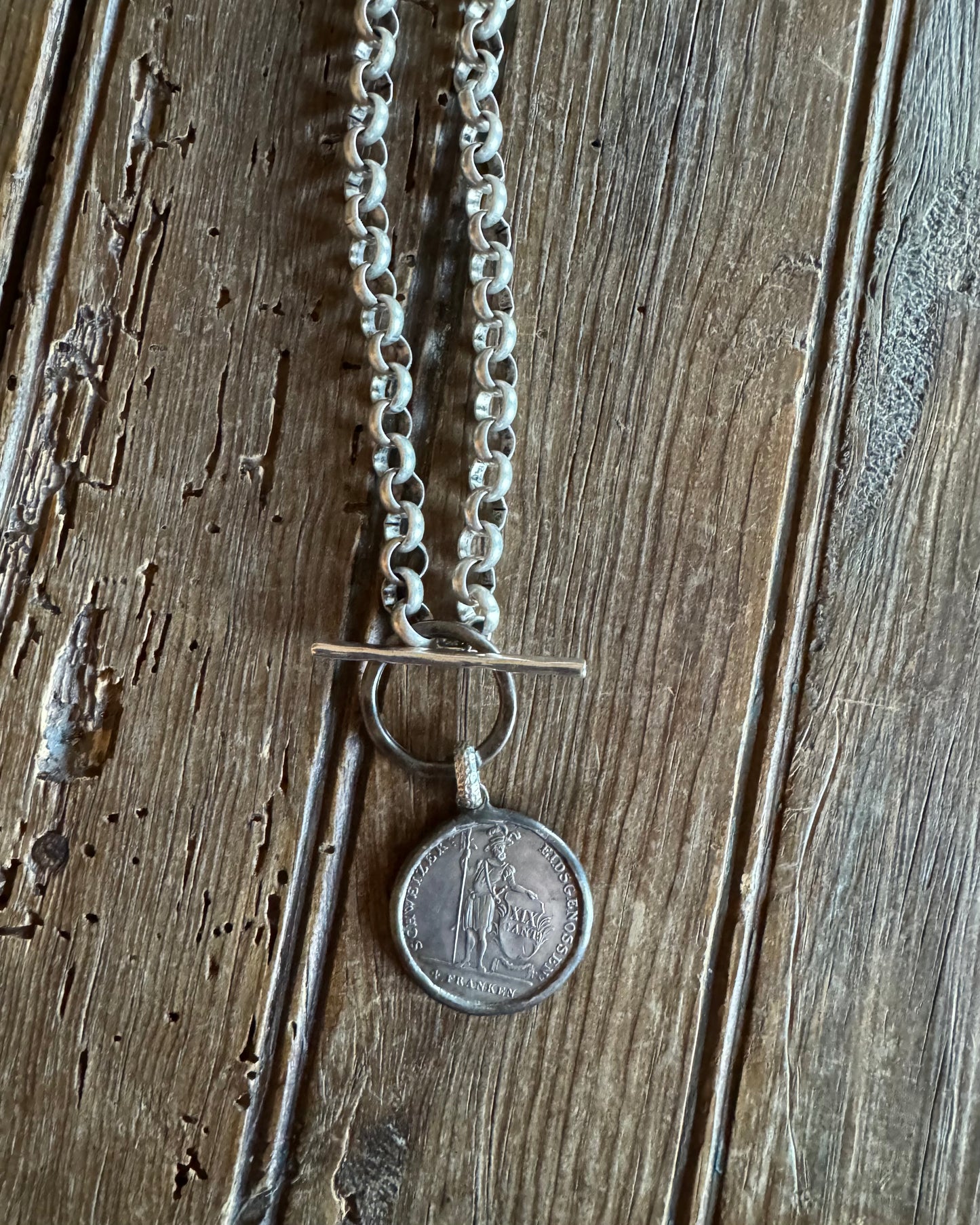 Bremen Coin Toggle Necklace