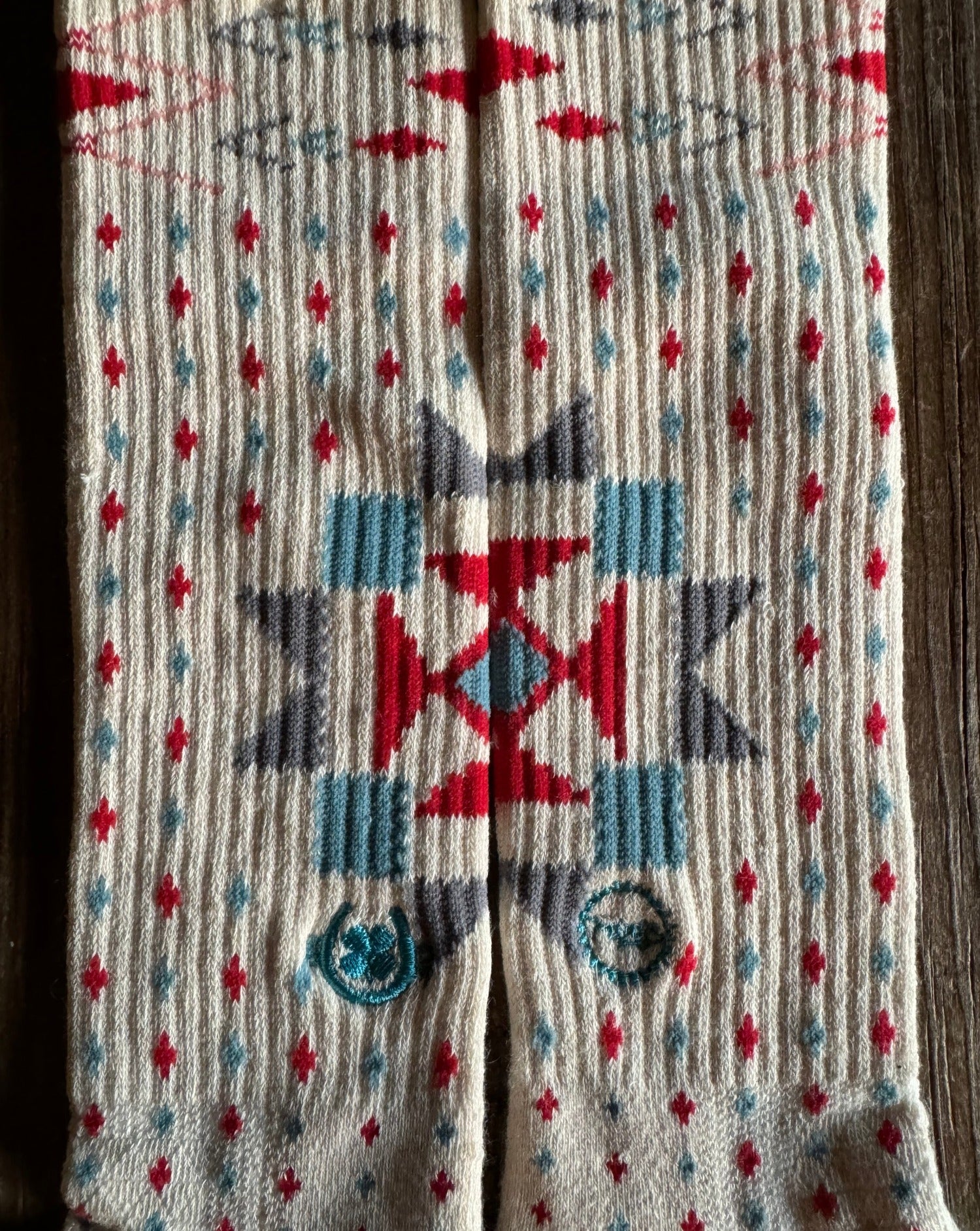 close up of Fringe Trinity Performance Crew Socks