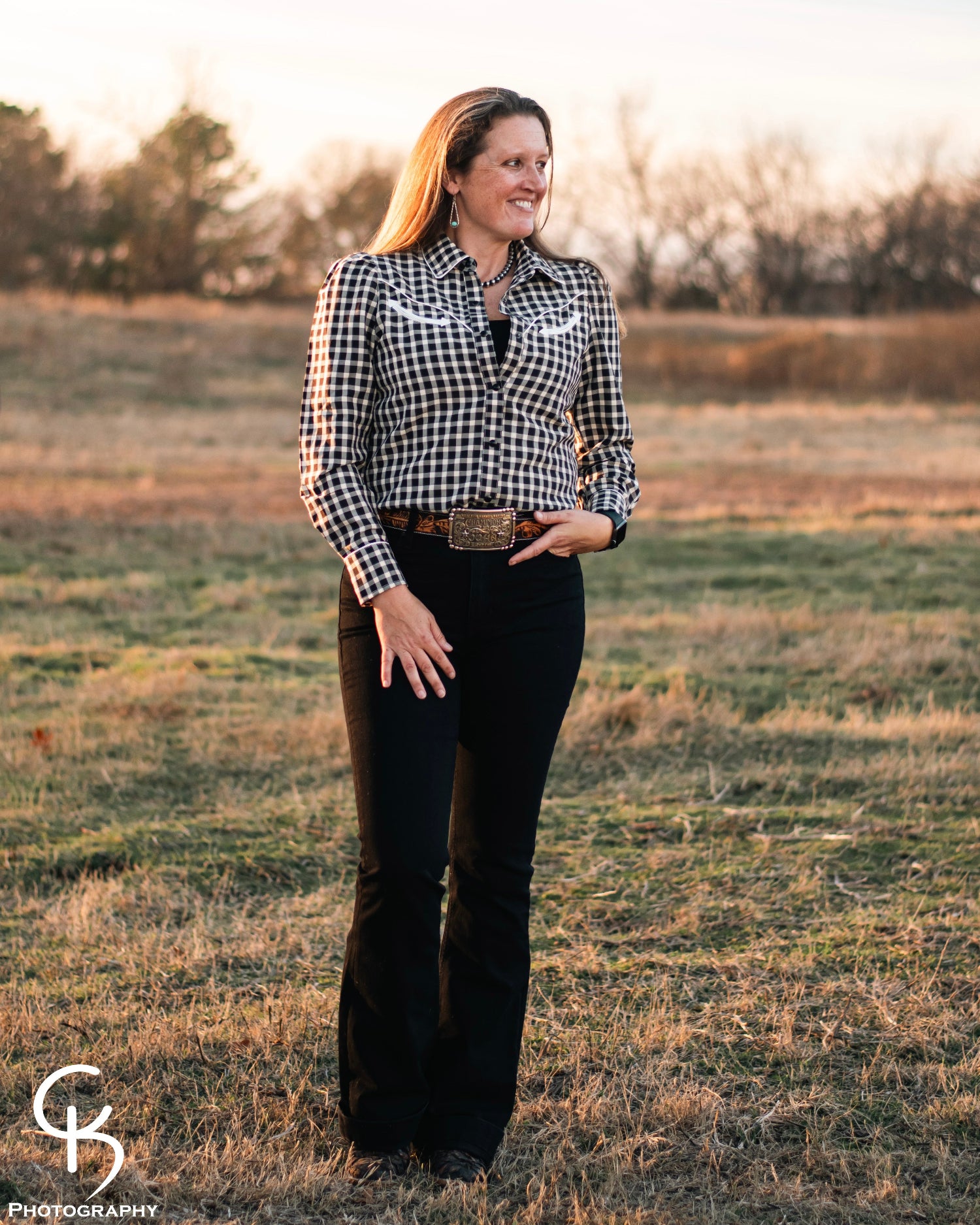 Anniston Gingham Puff Sleeve Top