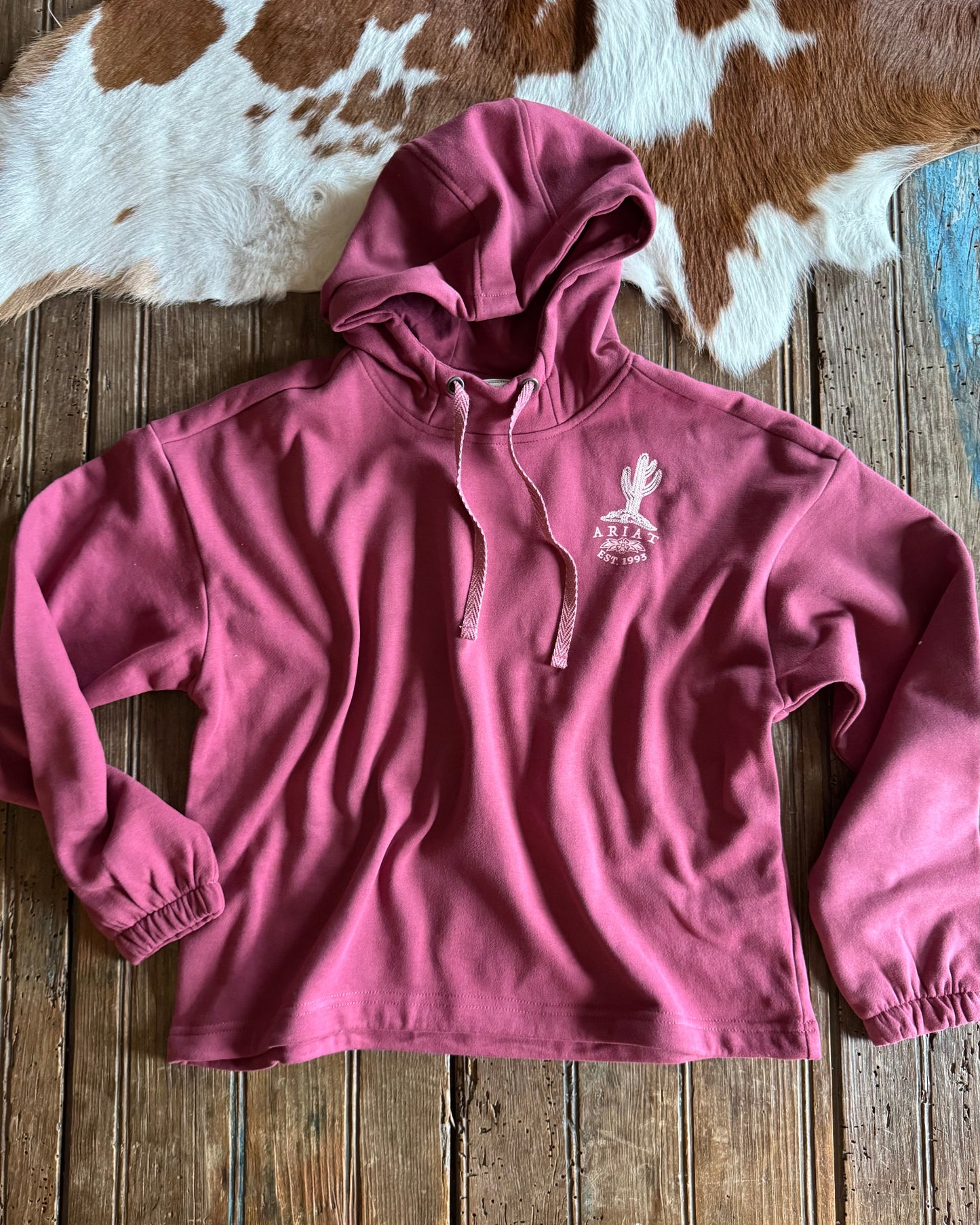 Ariat Essential Hoodie (Dry Rose)