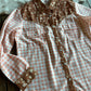 Ditzy Daisy Long Sleeved Pearl Snap Shirt