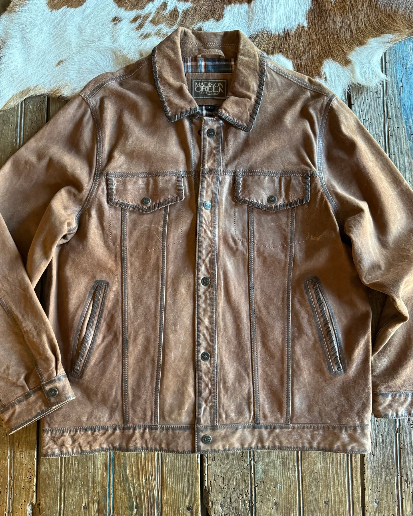 Santa Fe Goat Nappa Leather Jacket (Men's)