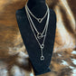 Essex Stirrup Lariat Necklace 