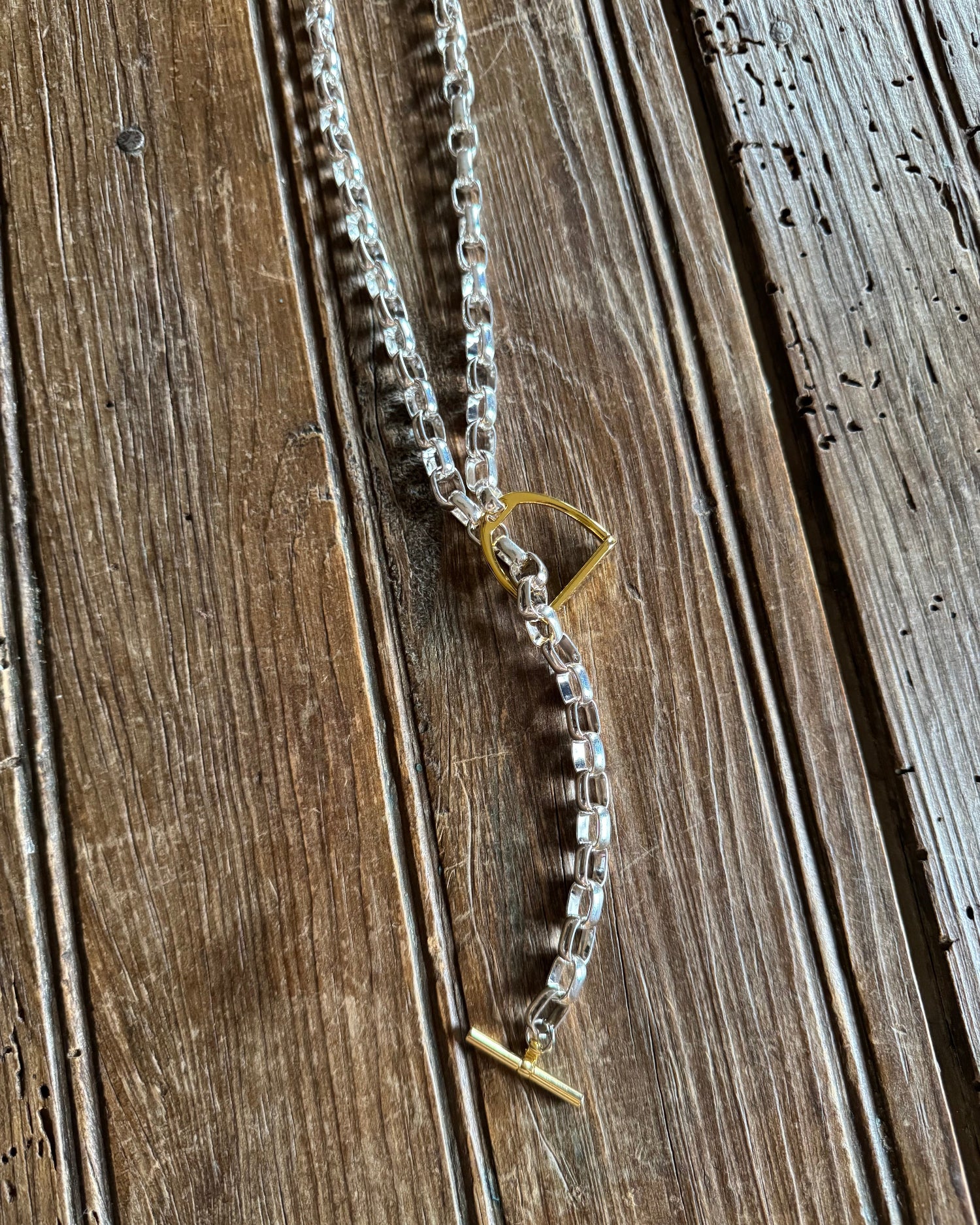 Cranston Stirrup Lariat Necklace