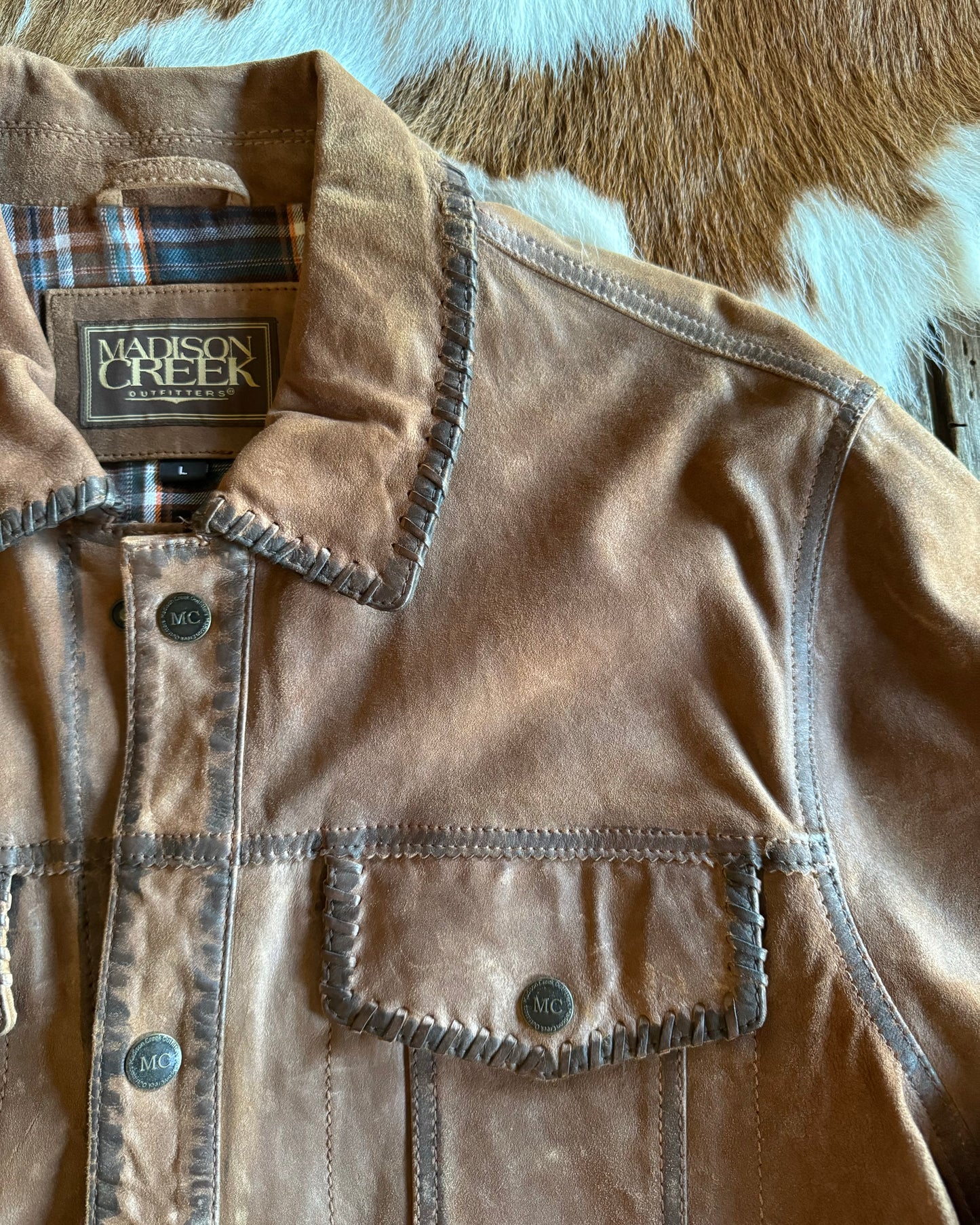 Santa Fe Goat Nappa Leather Jacket (Men's)