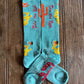 Take The Risk Performance Crew Sock (Turquoise)