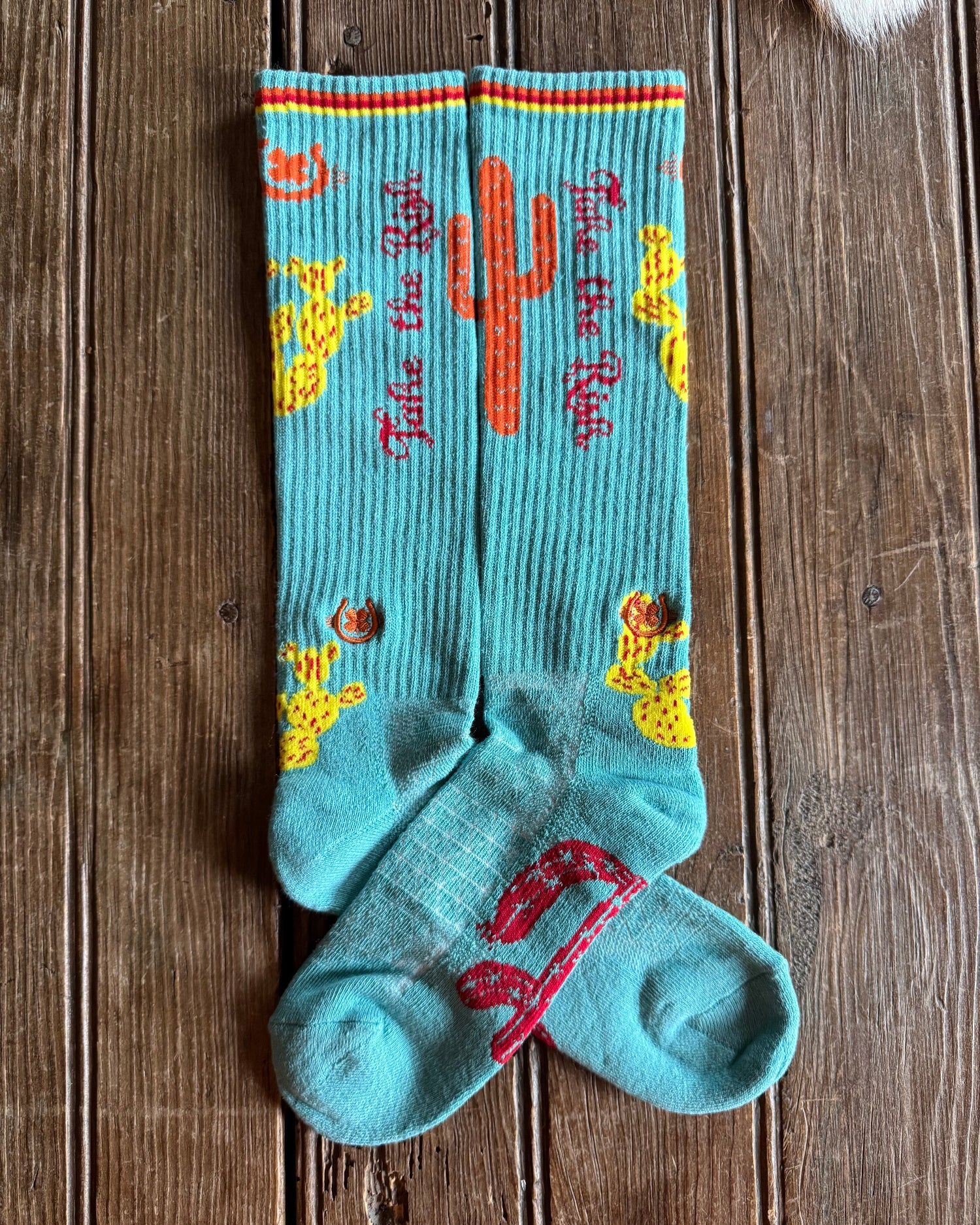 Take The Risk Performance Crew Sock (Turquoise)