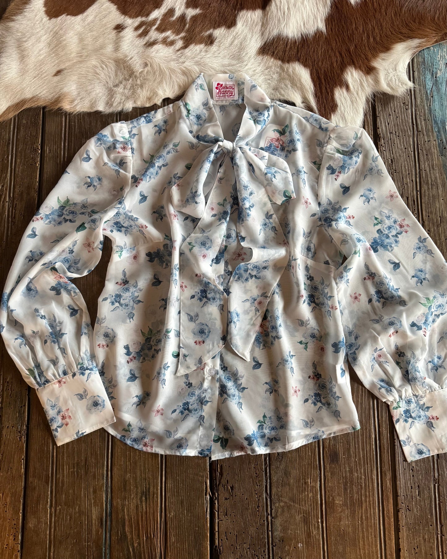 Bridgeport Floral Tie Top