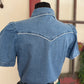 Prairie Star Denim Blouse
