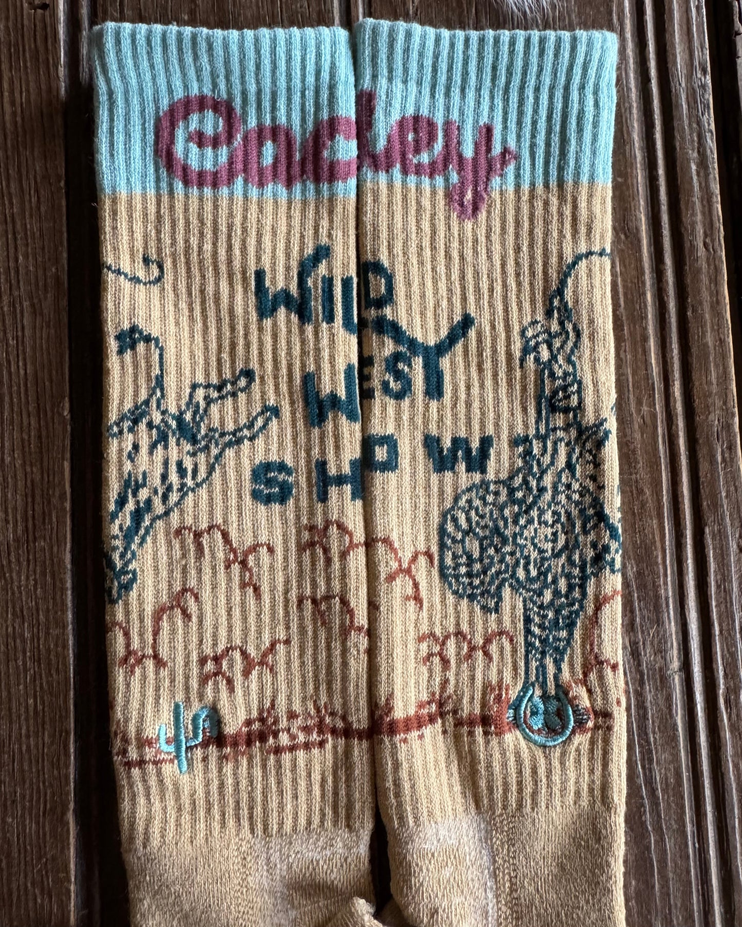 Cactus Alley - Wild West Show Tan Performance Socks