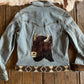 Bison Beaded Denim Jacket