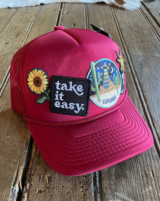 Take It Easy Explorer Trucker Hat