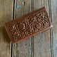 Brown Rose Leather Wallet