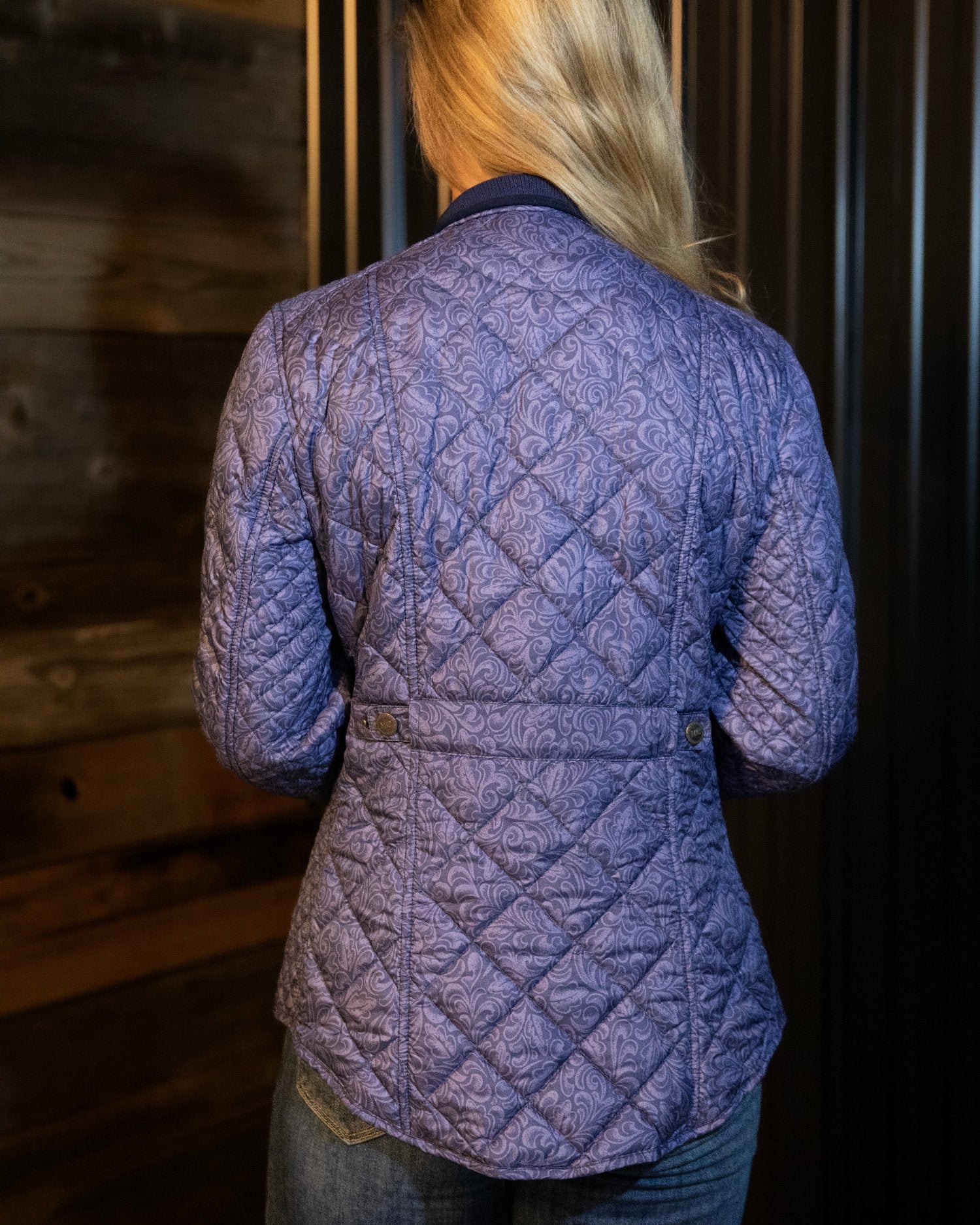 Georgia Tooled Quilted Nylon Jacket