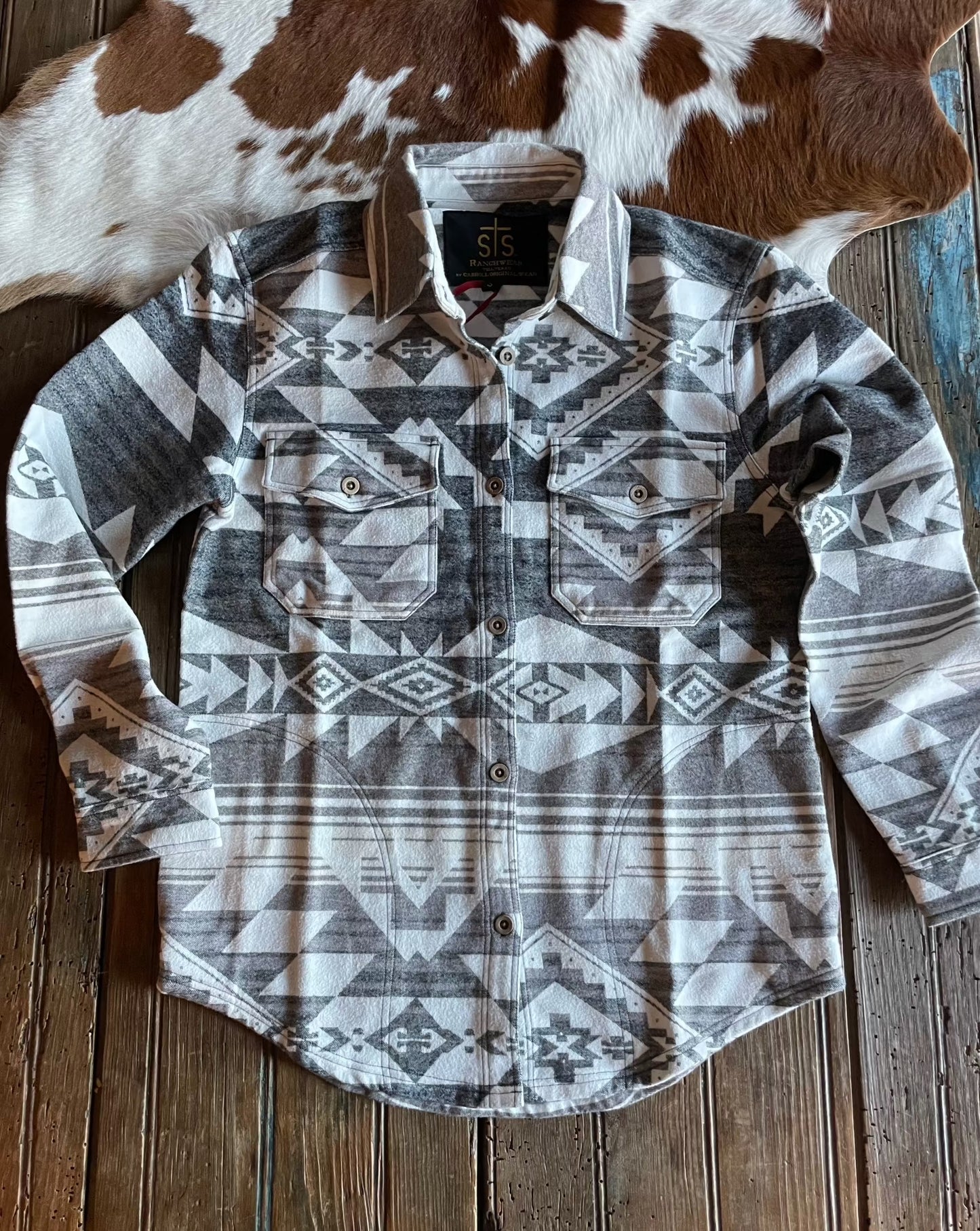 Aztec Henley Shirt Jacket (Women's)
