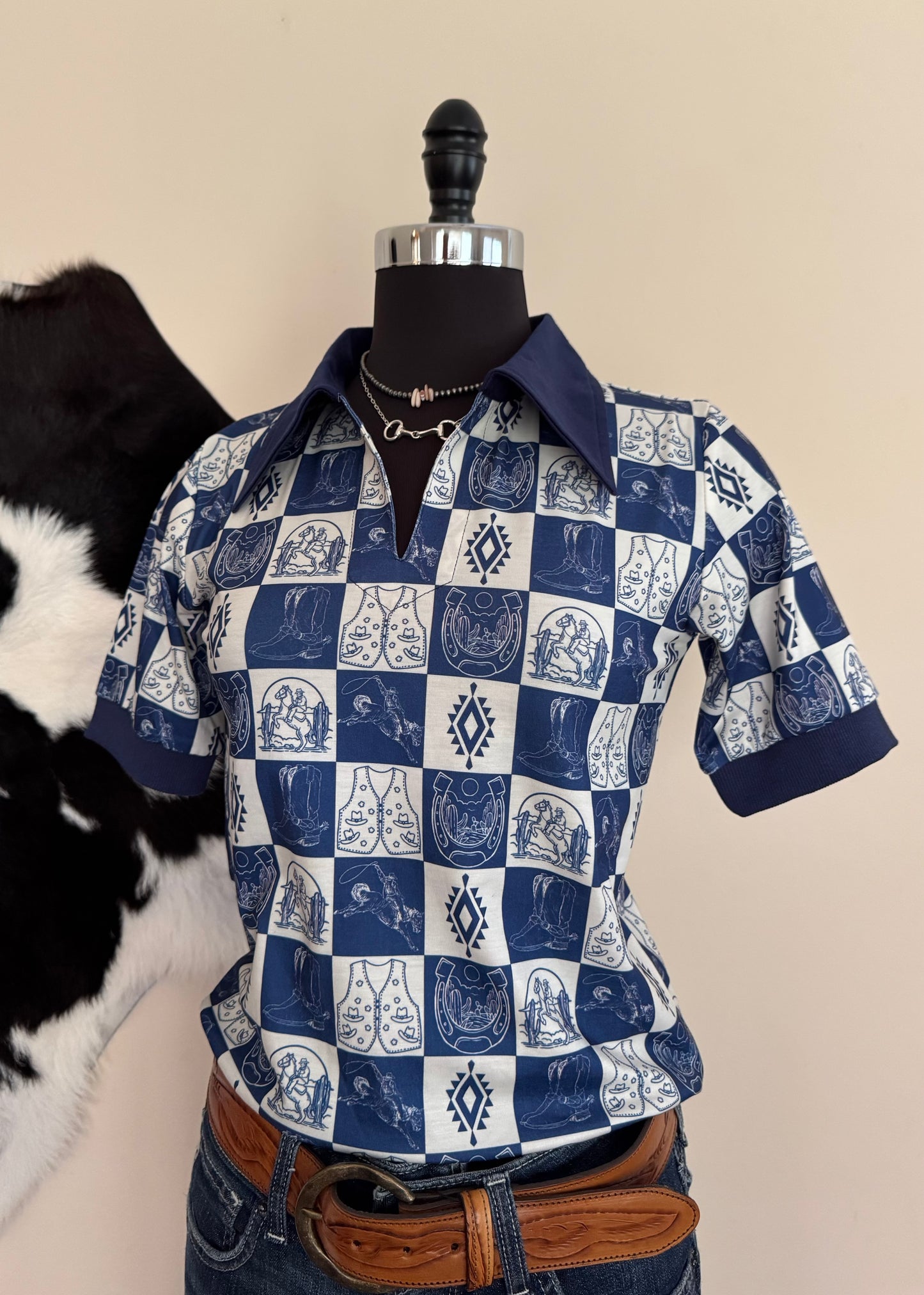 The Rodeo Check Polo