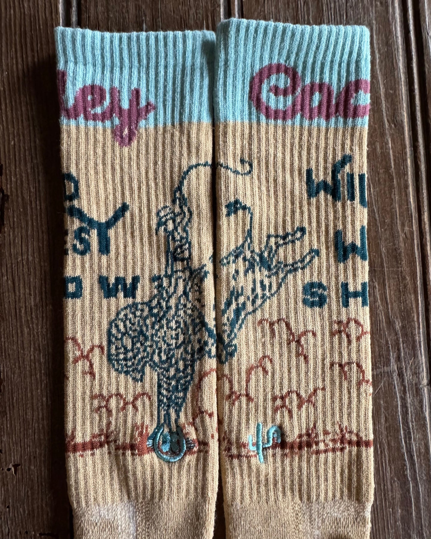 Cactus Alley - Wild West Show Tan Performance Socks