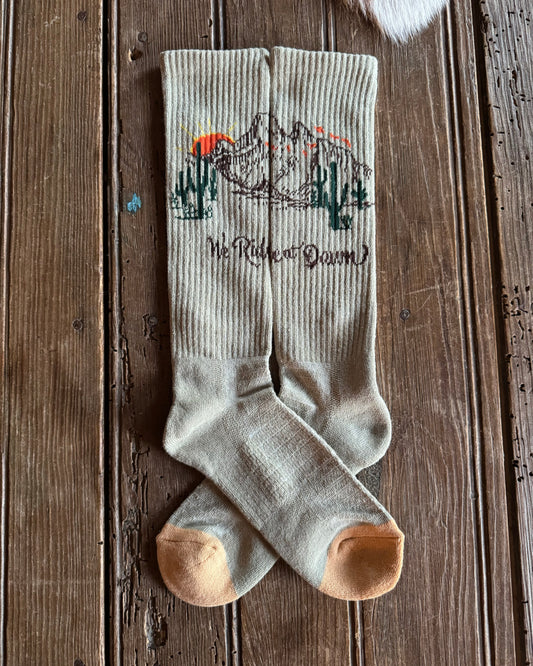 We Ride At Dawn Performance Crew Socks