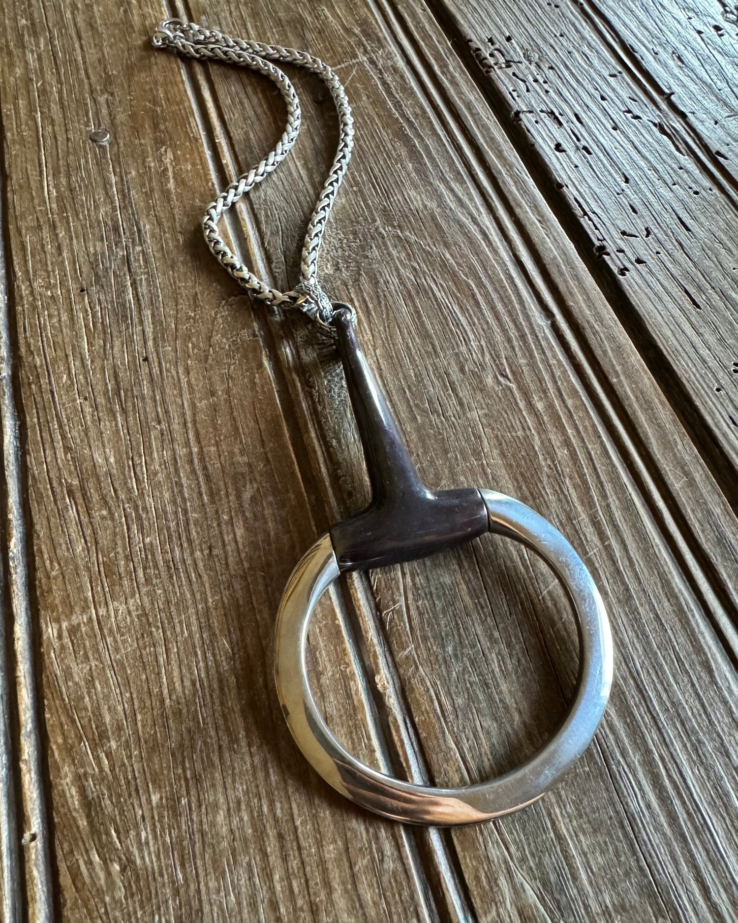 Brentwood Eggbutt Snaffle Bit Necklace