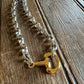 Bennington Eggbutt Snaffle Bit Necklace 