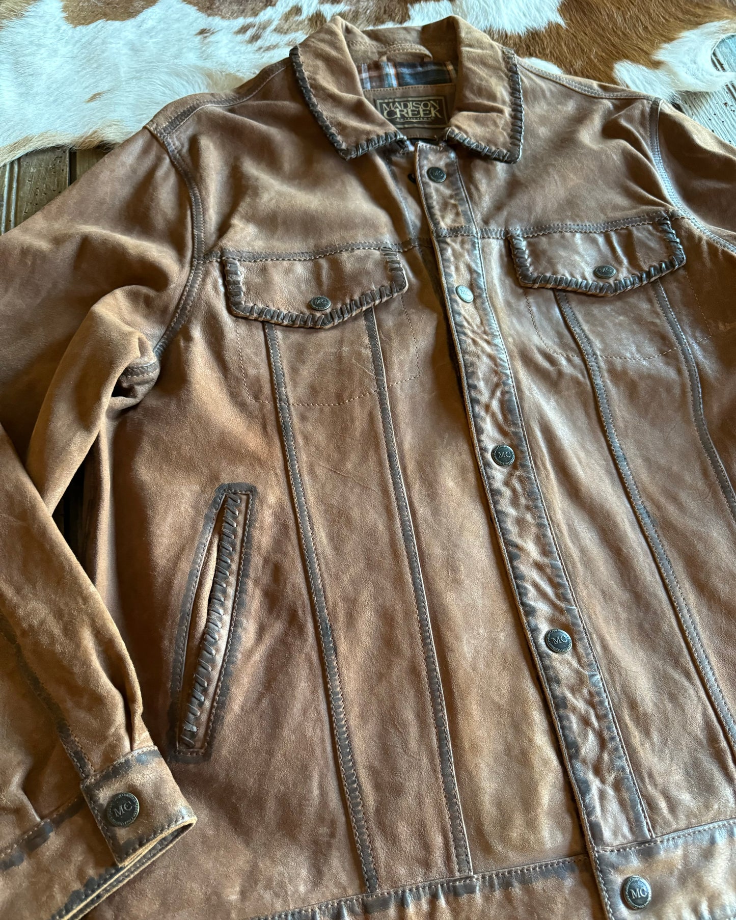 Santa Fe Goat Nappa Leather Jacket (Men's)