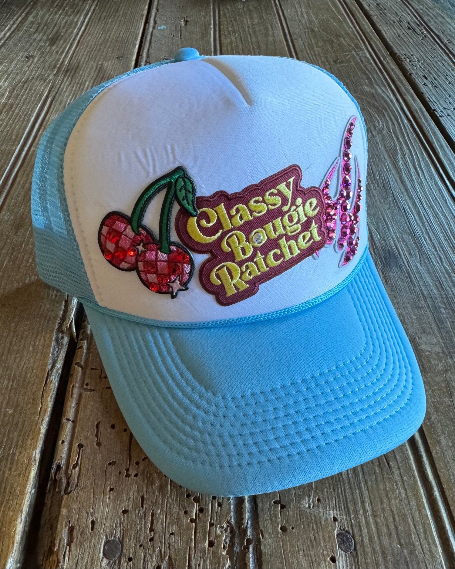 Classy Cherries Patch Cap