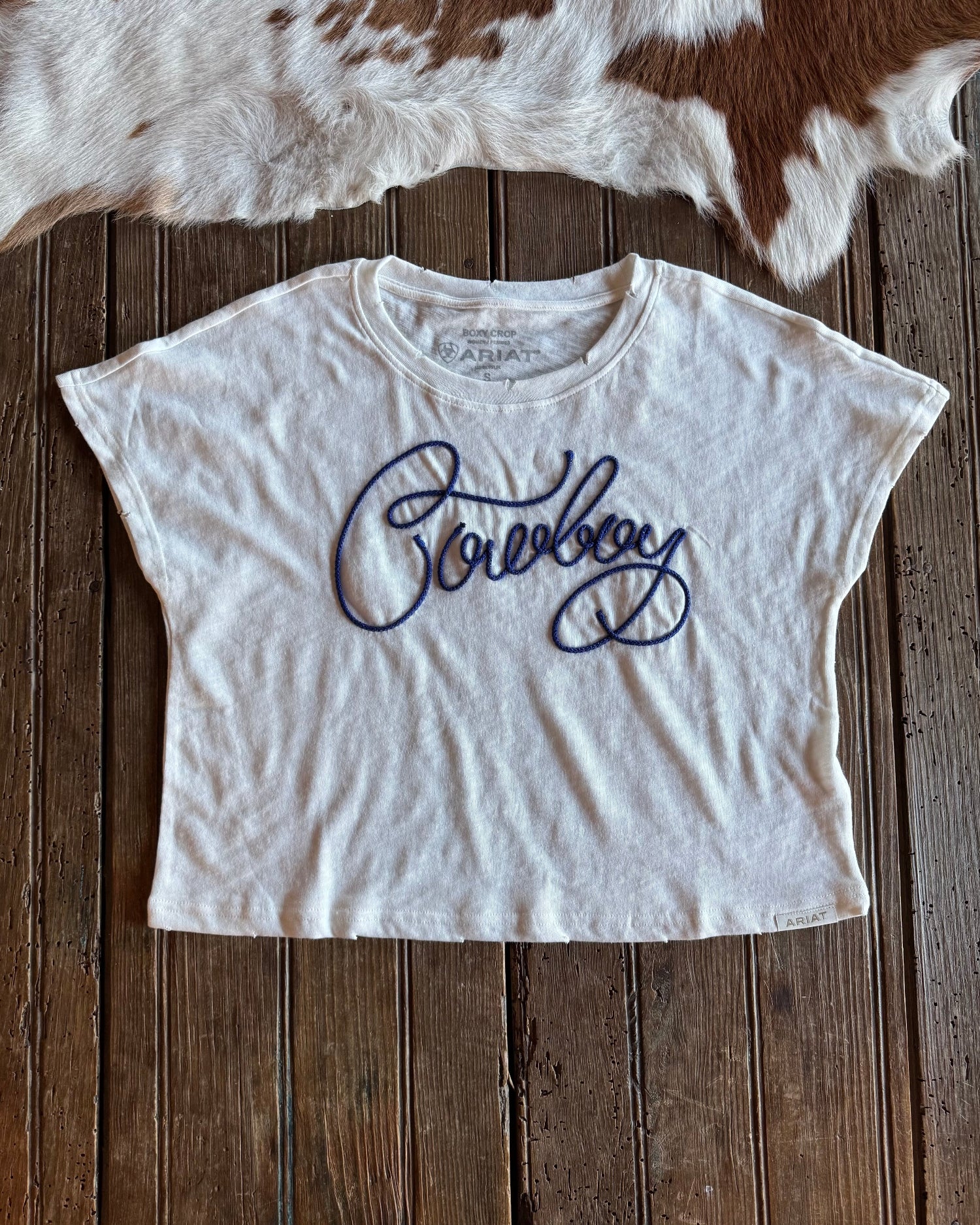 Cowboy Boxy Crop T-Shirt