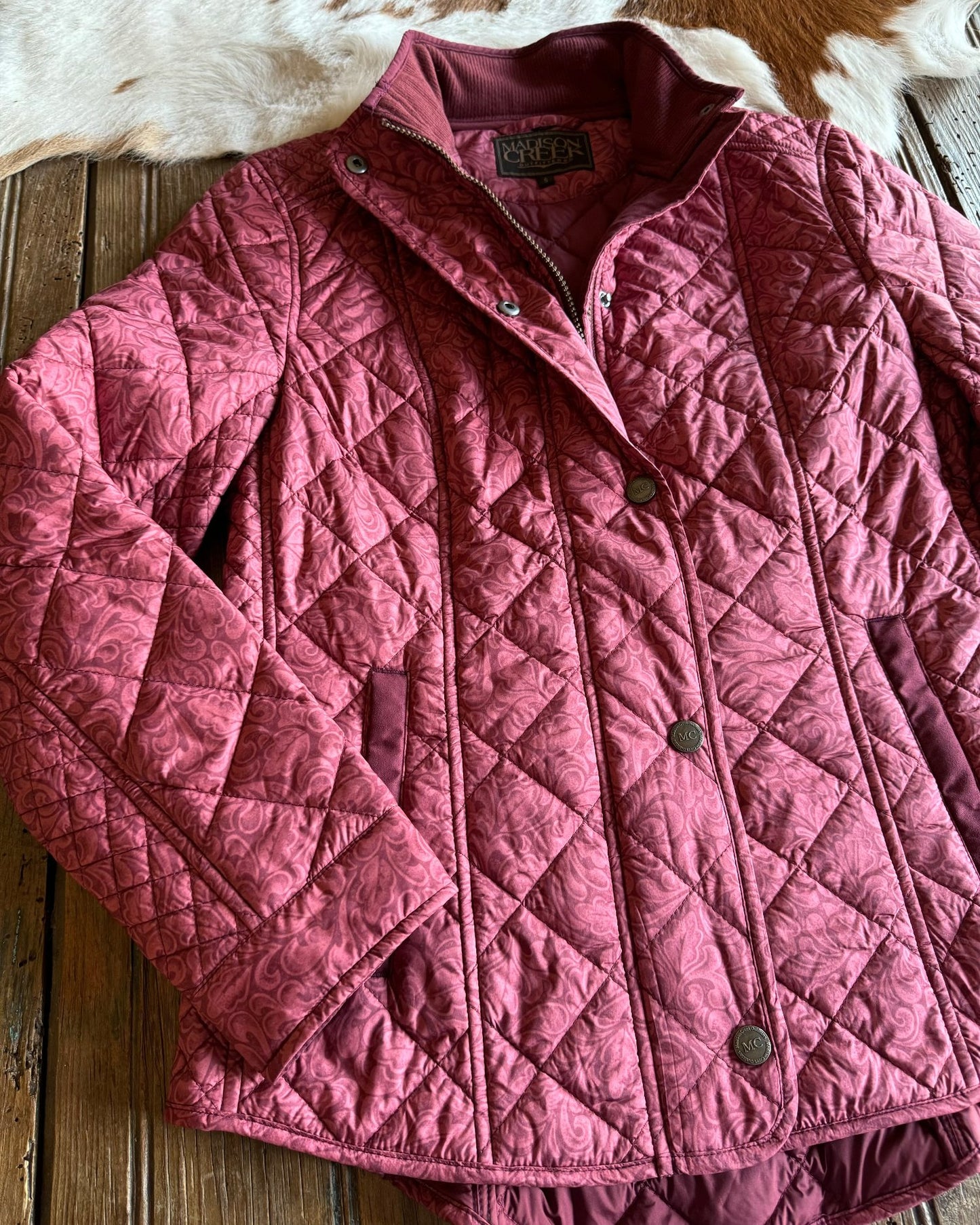 Georgia Tooled Quilted Nylon Jacket