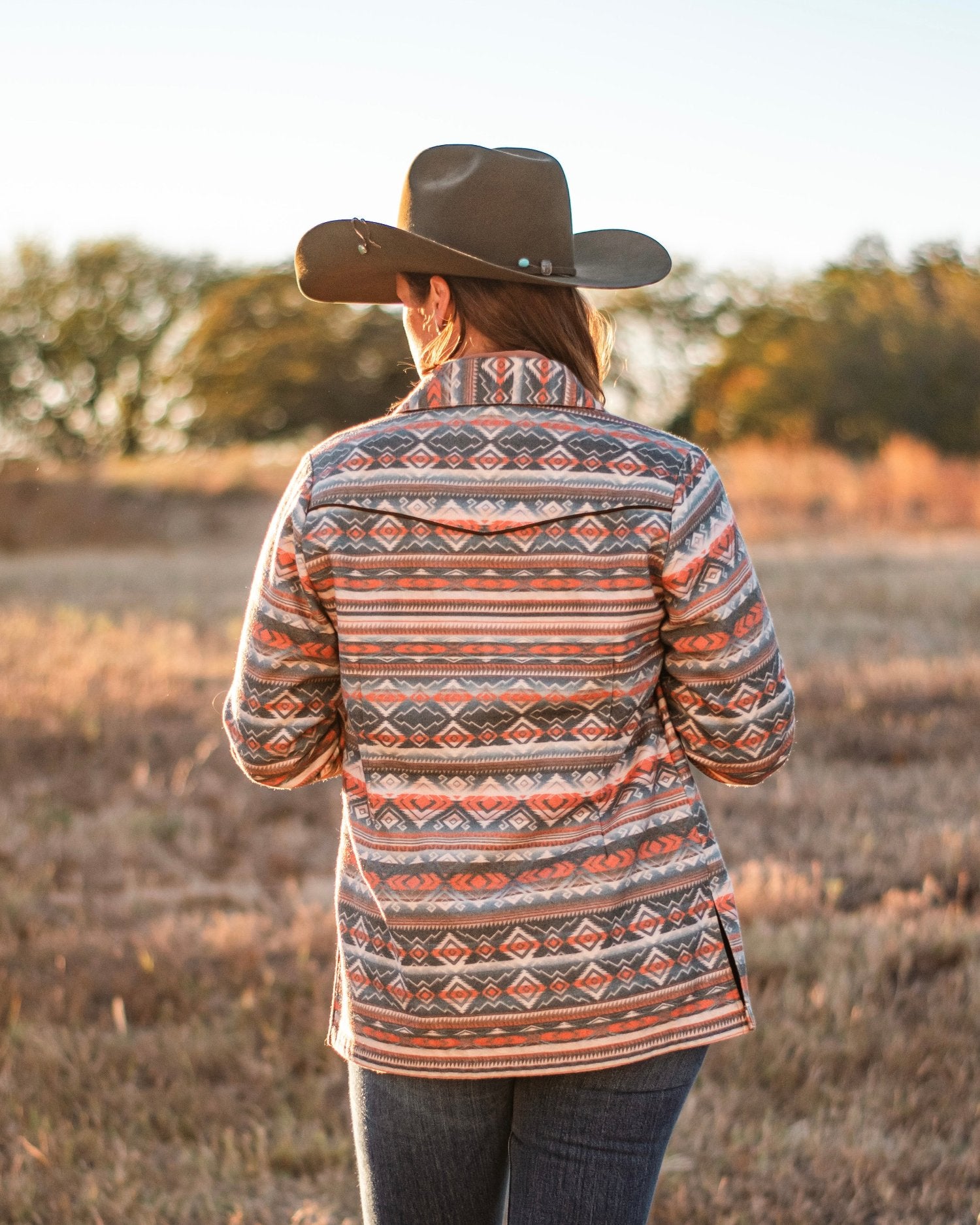 Katie Aztec Print Jacket