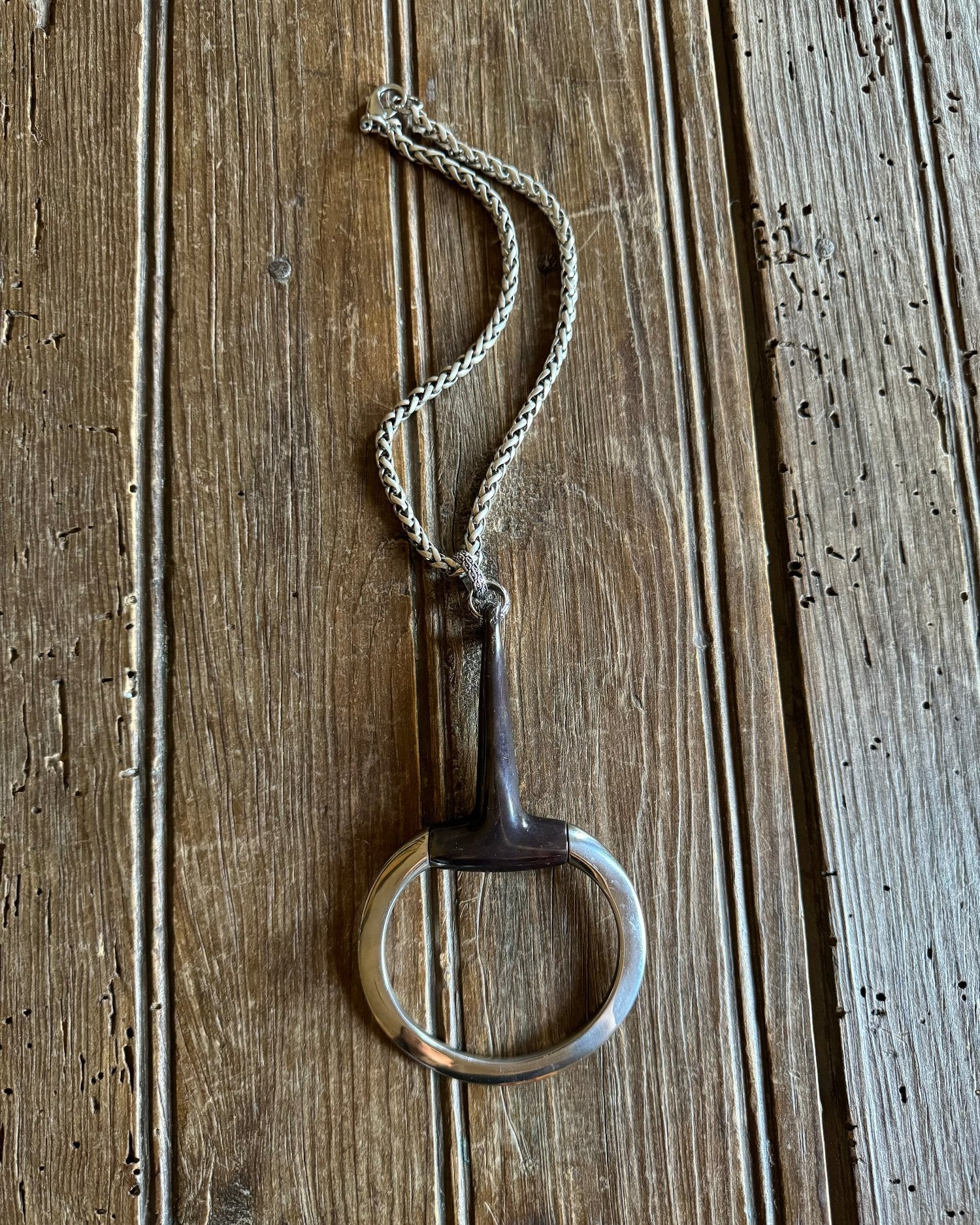 Brentwood Eggbutt Snaffle Bit Necklace