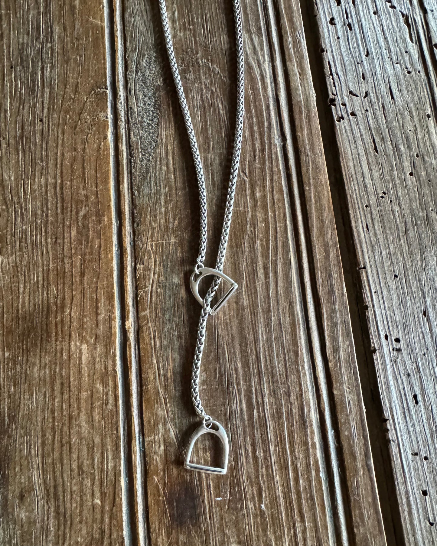 Leominster Stirrup Lariat Necklace