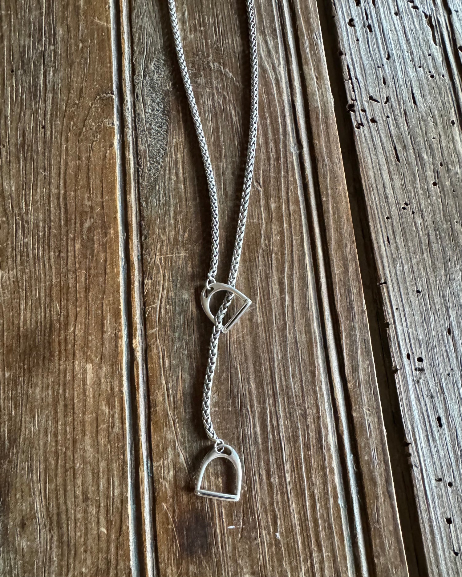 Leominster Stirrup Lariat Necklace