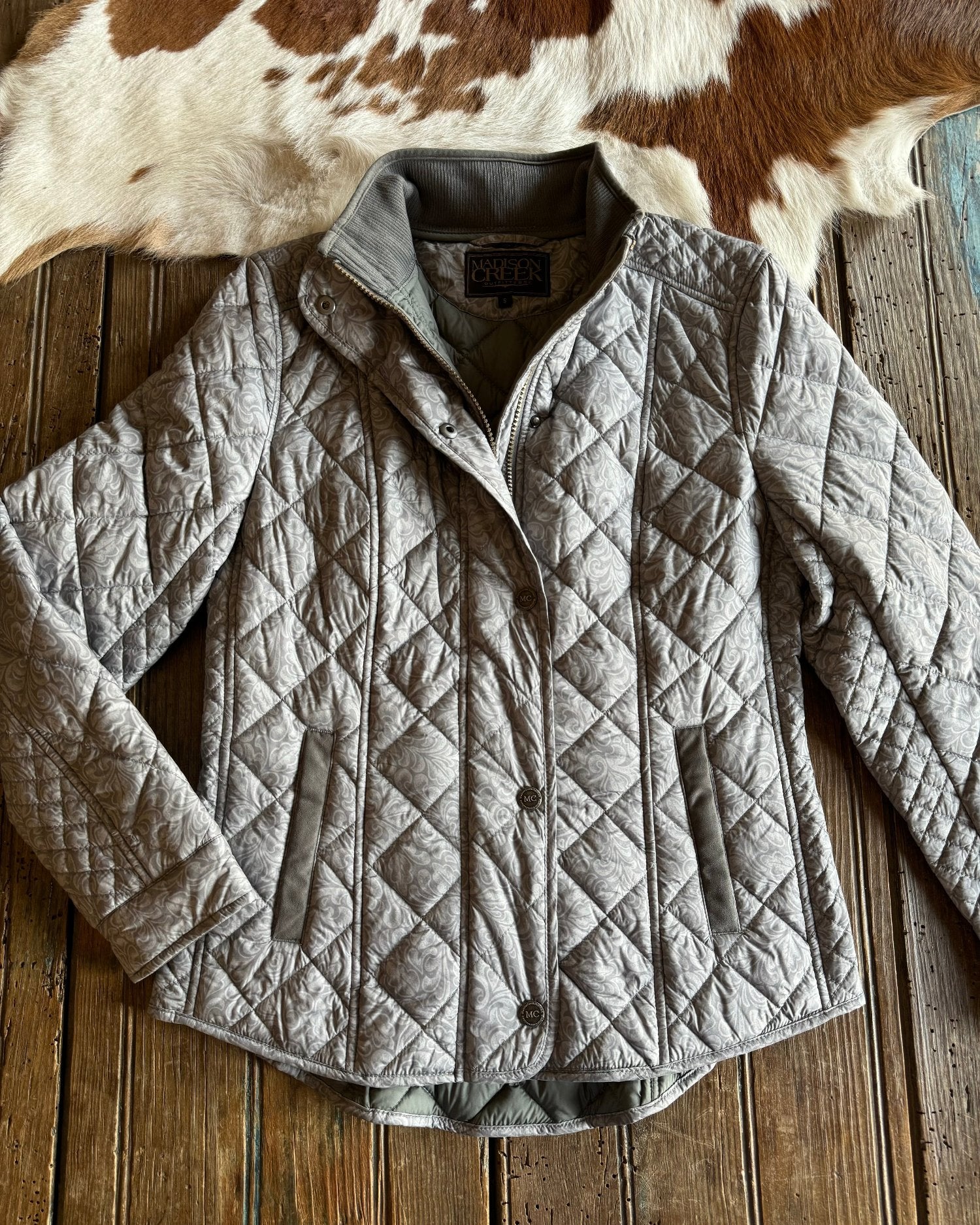 Georgia Tooled Quilted Nylon Jacket