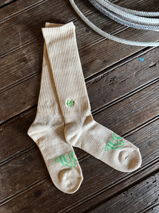 The Cowboy Performance Boot Socks - Tan