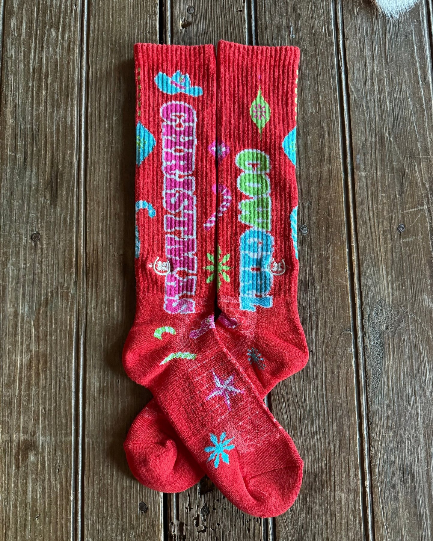 Cowgirl Christmas Performance Crew Socks