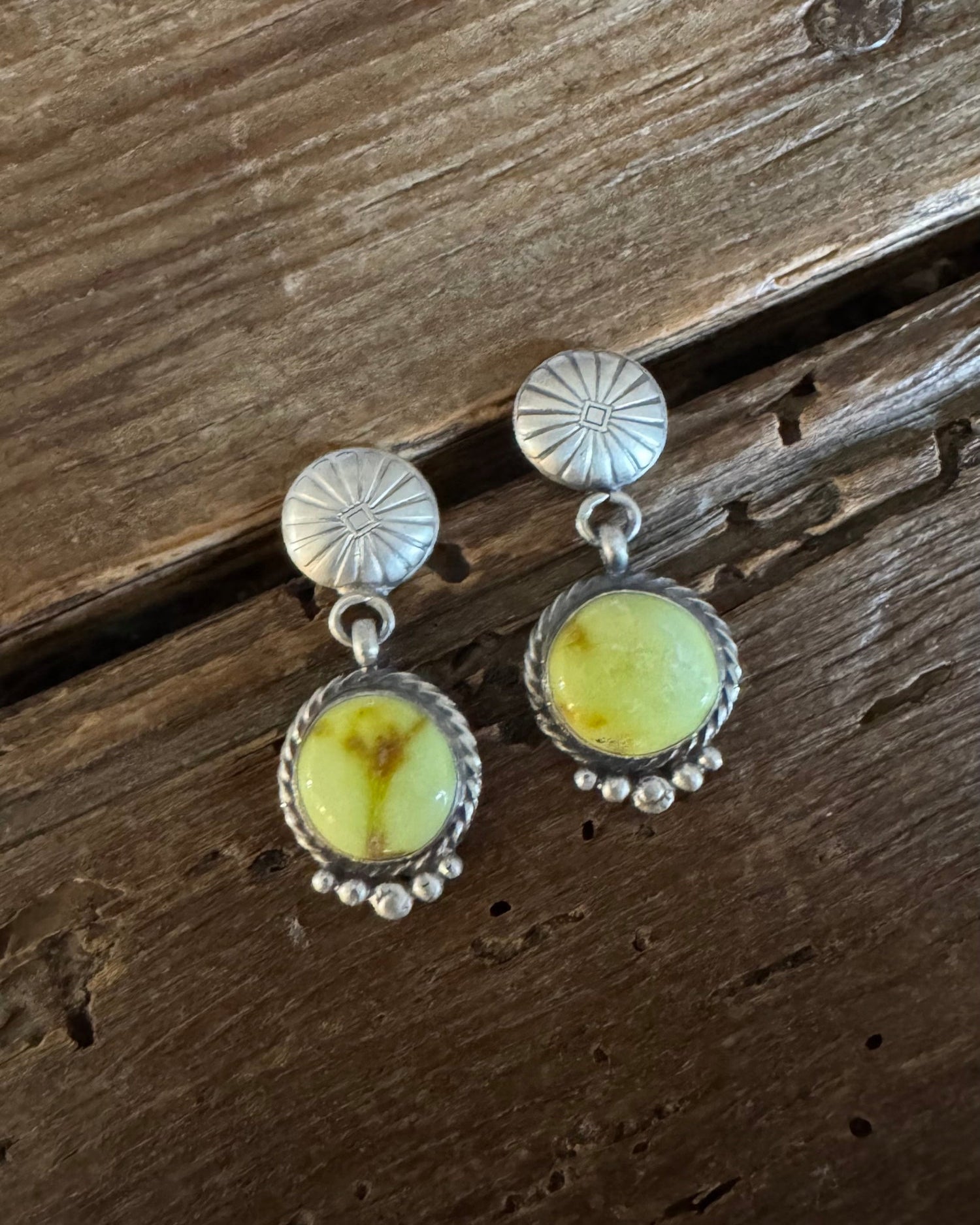 Palomino Variscite Earrings