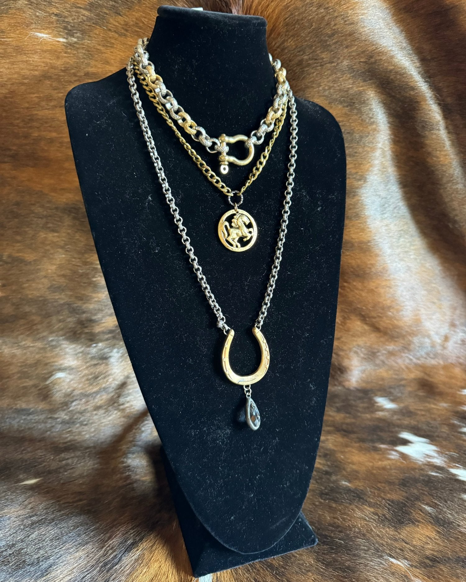 Hartford Horse Medallion Necklace