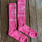 Cactus Alley - Cowboys Lover Pink Performance Socks