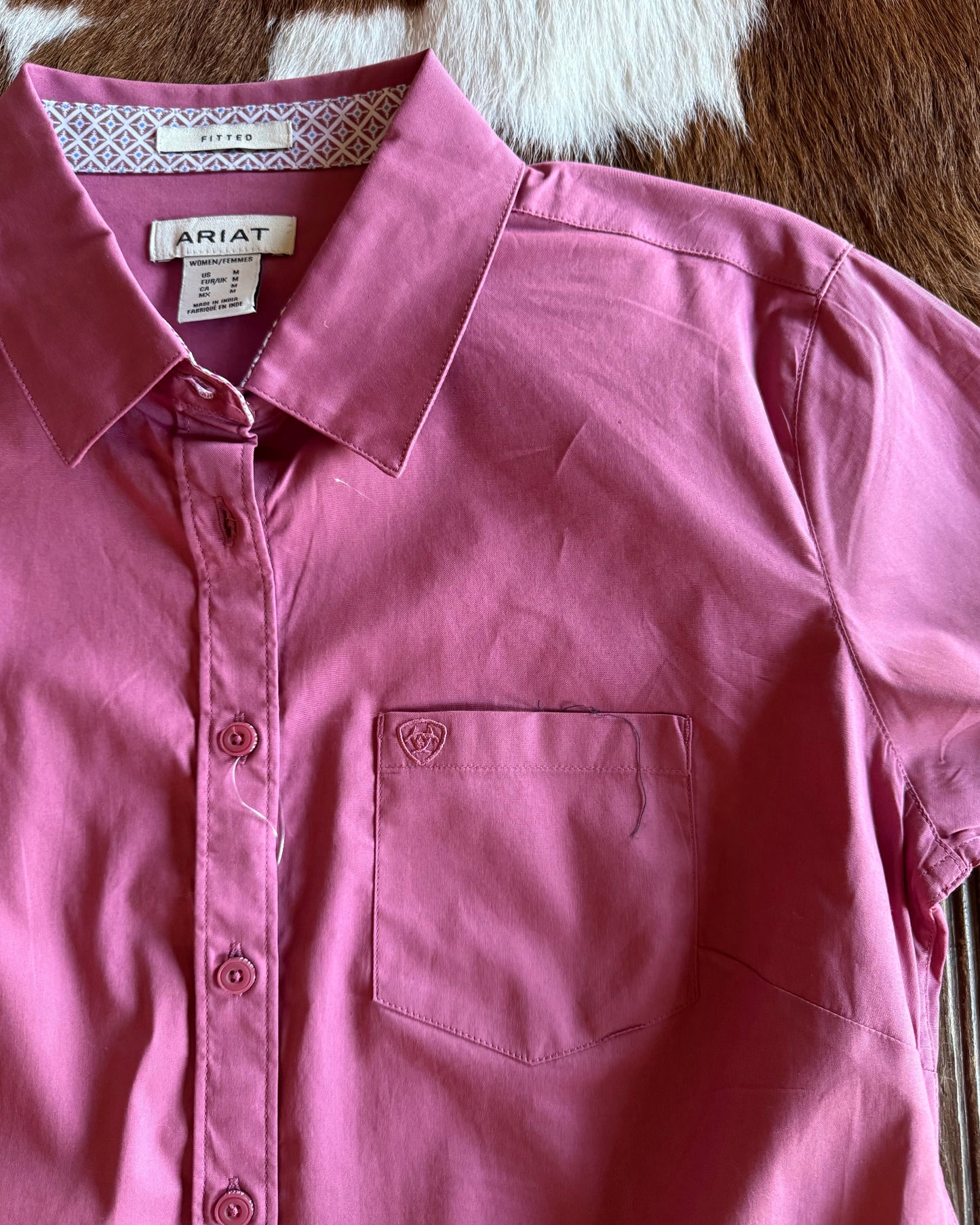 Kirby Long Sleeved Shirt (Rose Wine)