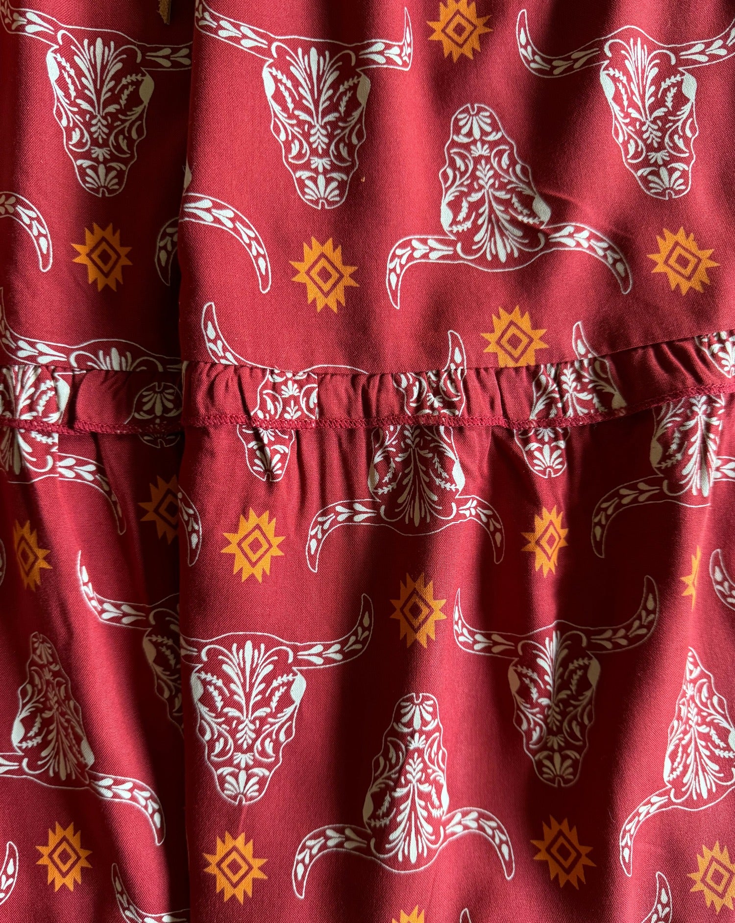 Close up of Wauna Dress print