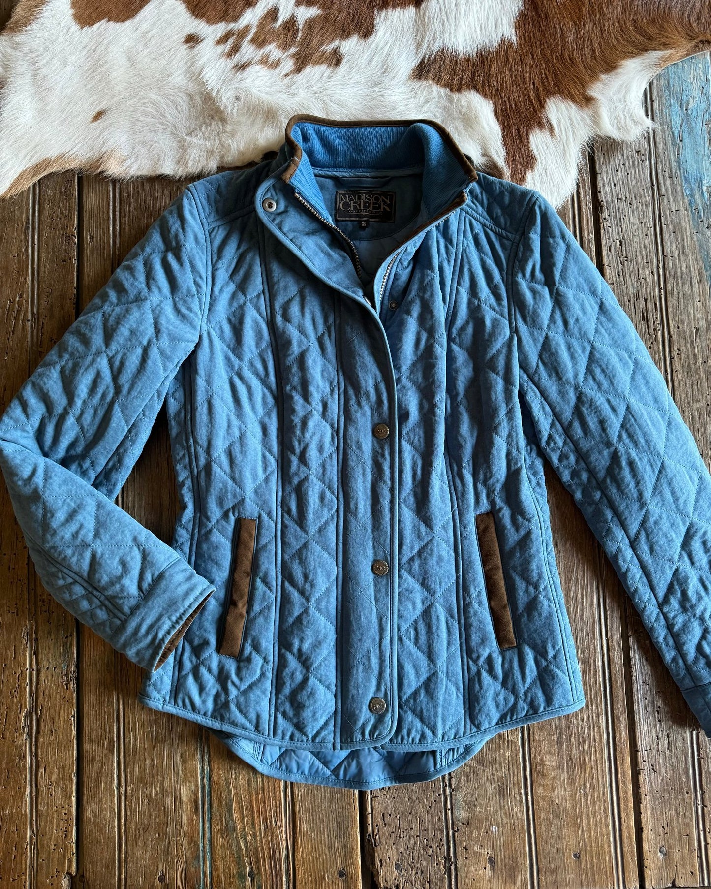 Georgia Quilted Microsuede Jacket