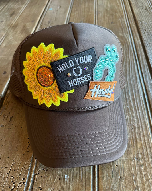 Hold Your Horses Trucker Patch Hat