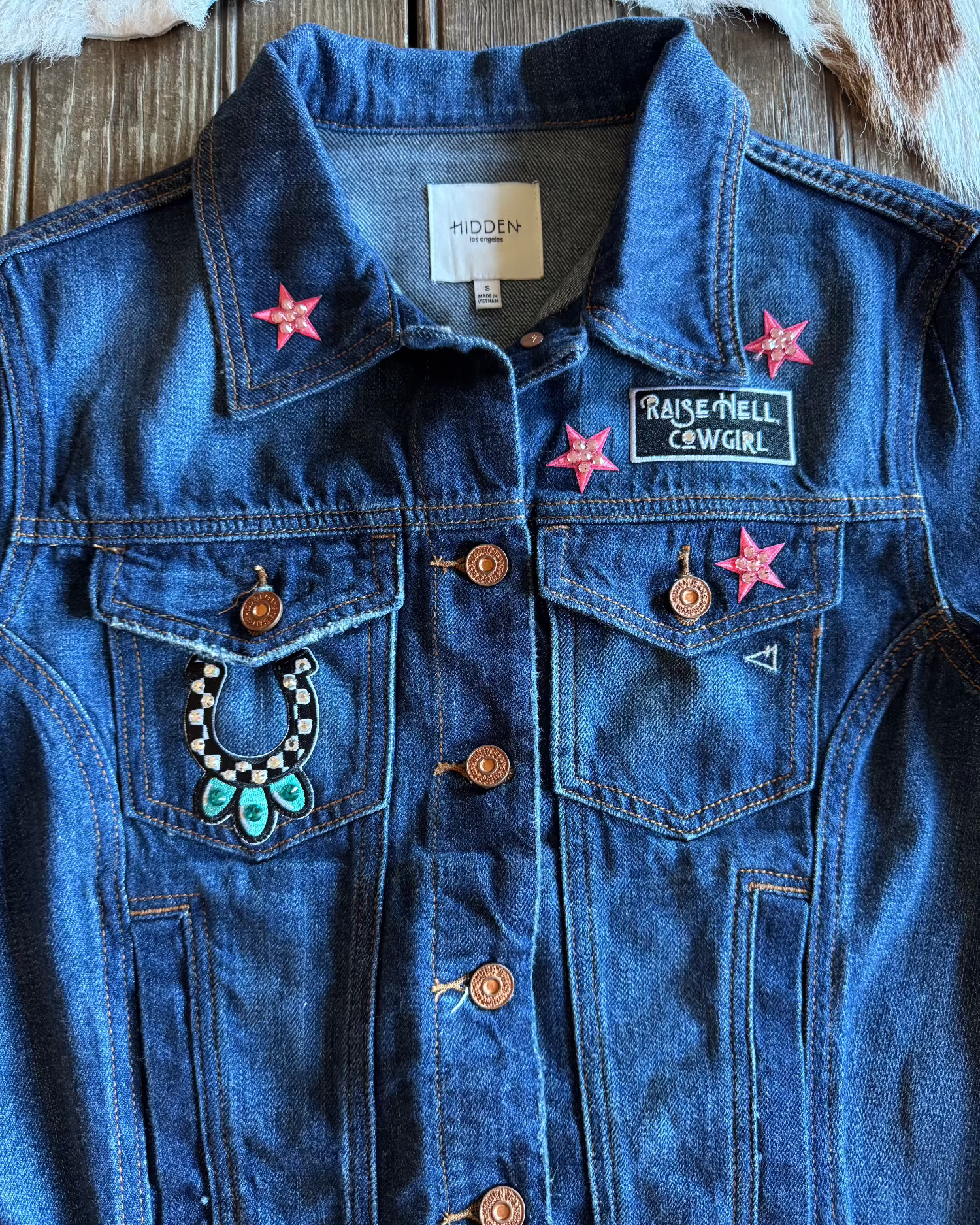 Maricopa Denim Patch Jacket S