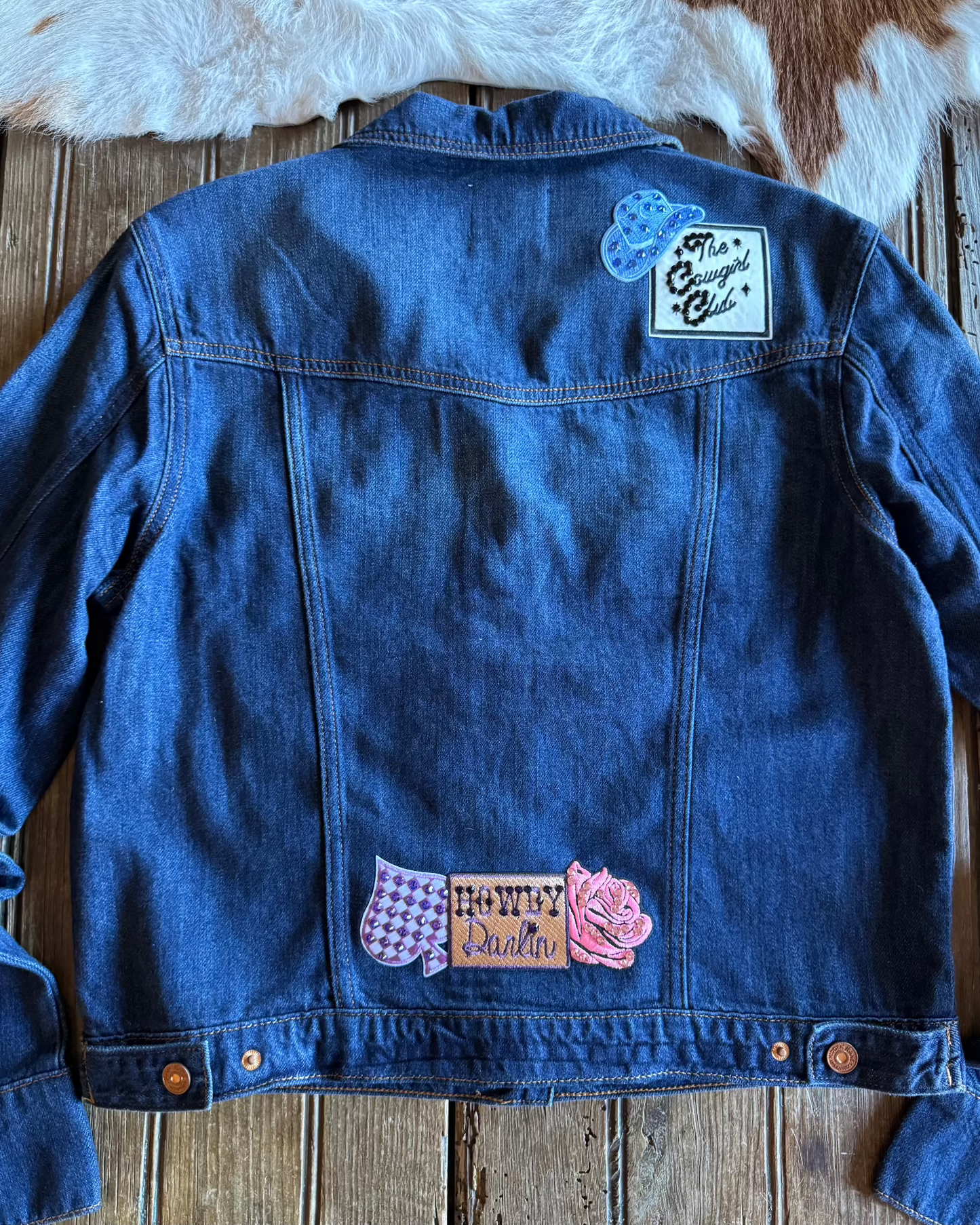 Maricopa Denim Patch Jacket L