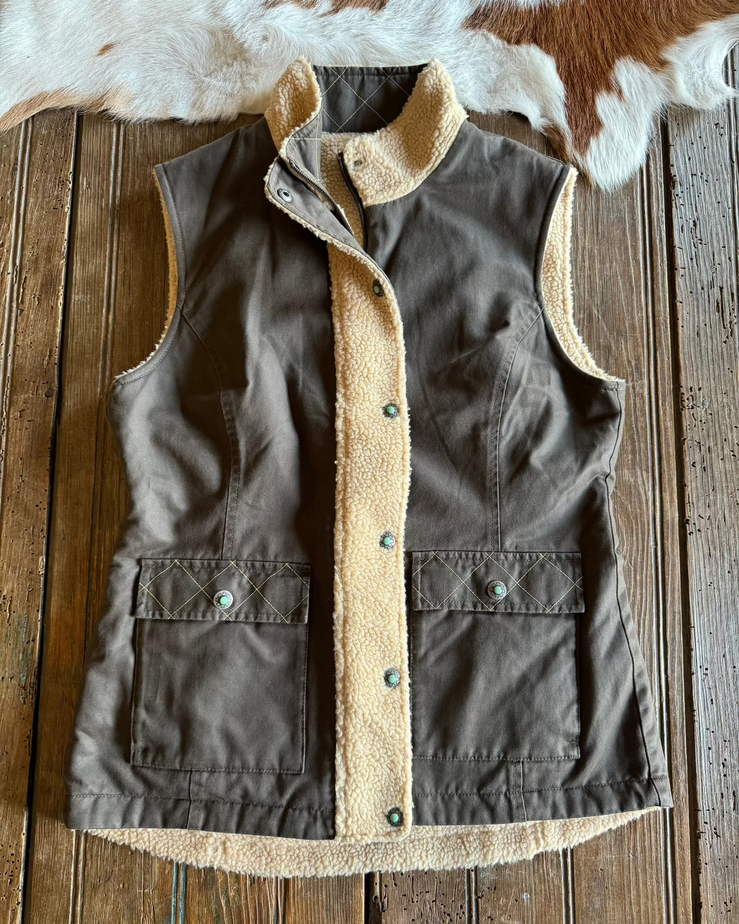 Yosemite Double Sided Sherling Vest