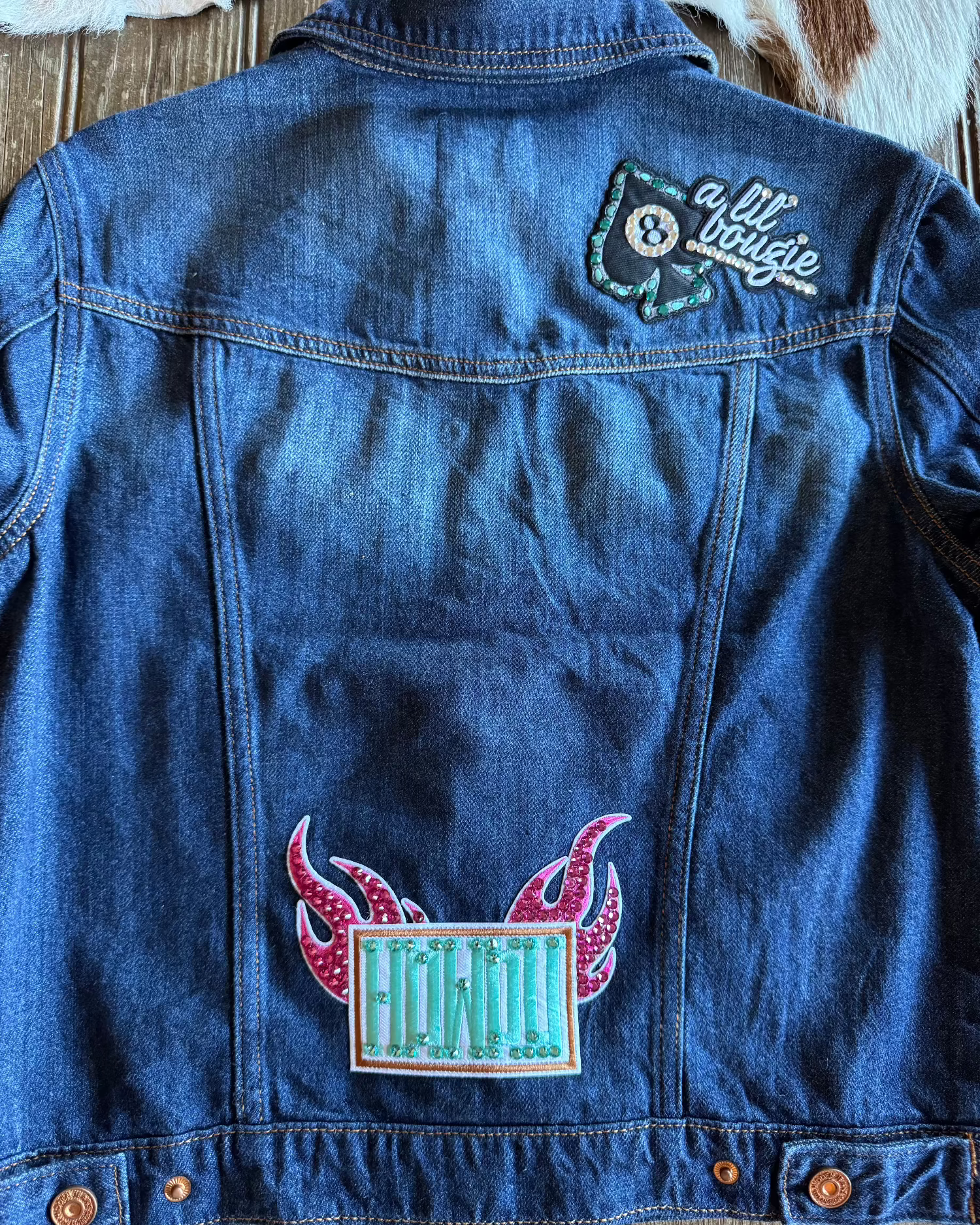 Maricopa Denim Patch Jacket S