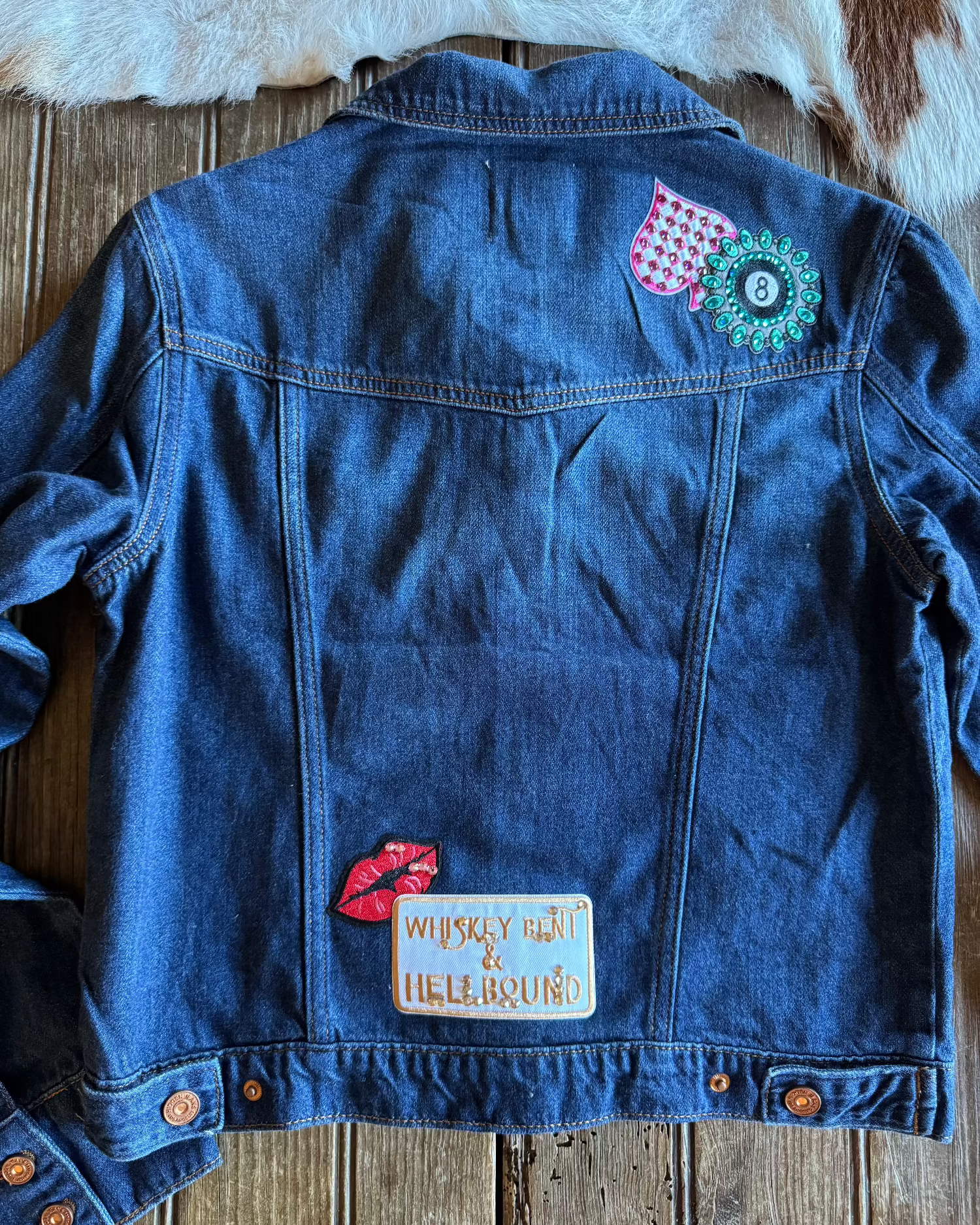 Maricopa Denim Patch Jacket S