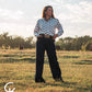 Ride Em Cowgirl Blouse on model