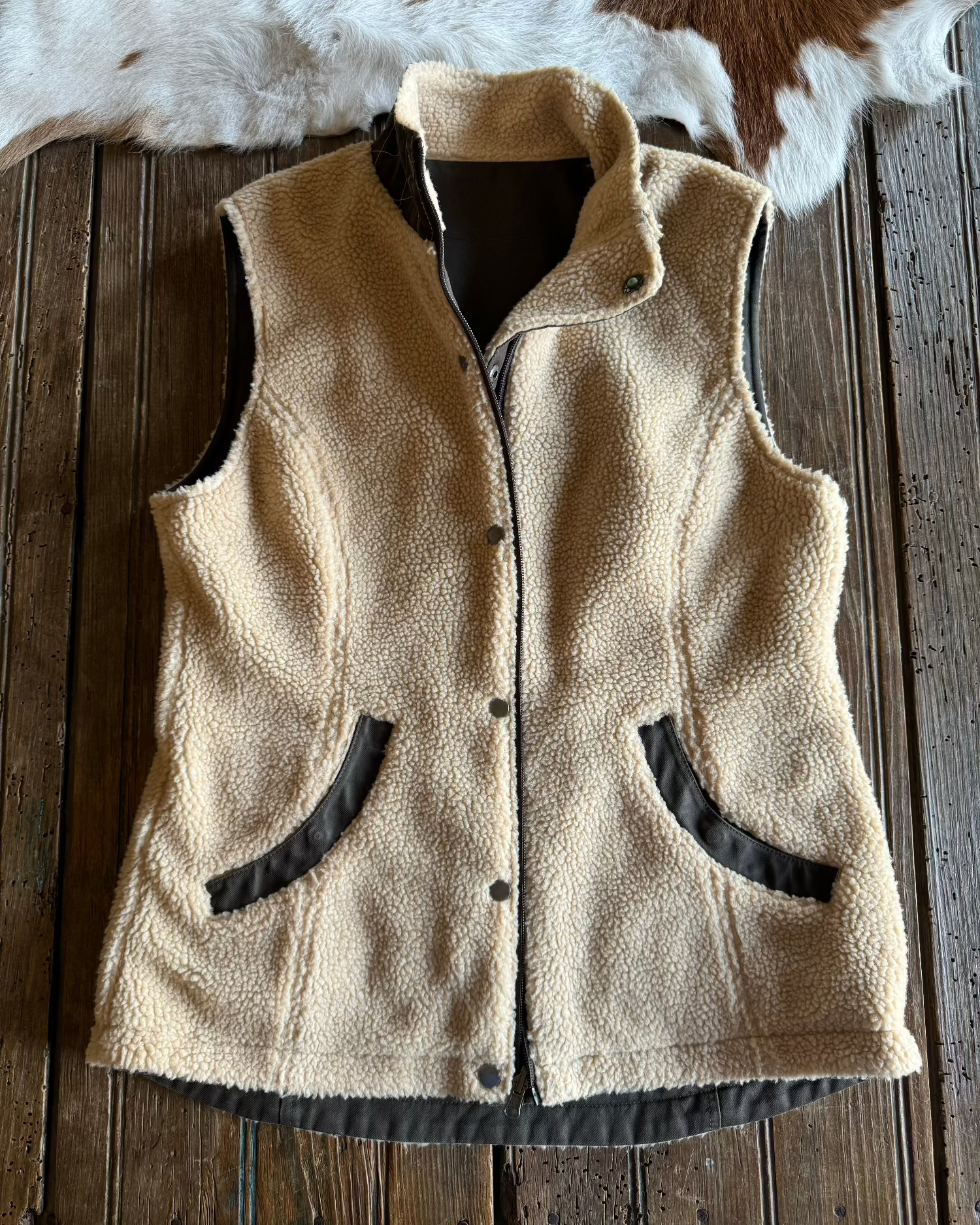 Yosemite Double Sided Sherling Vest