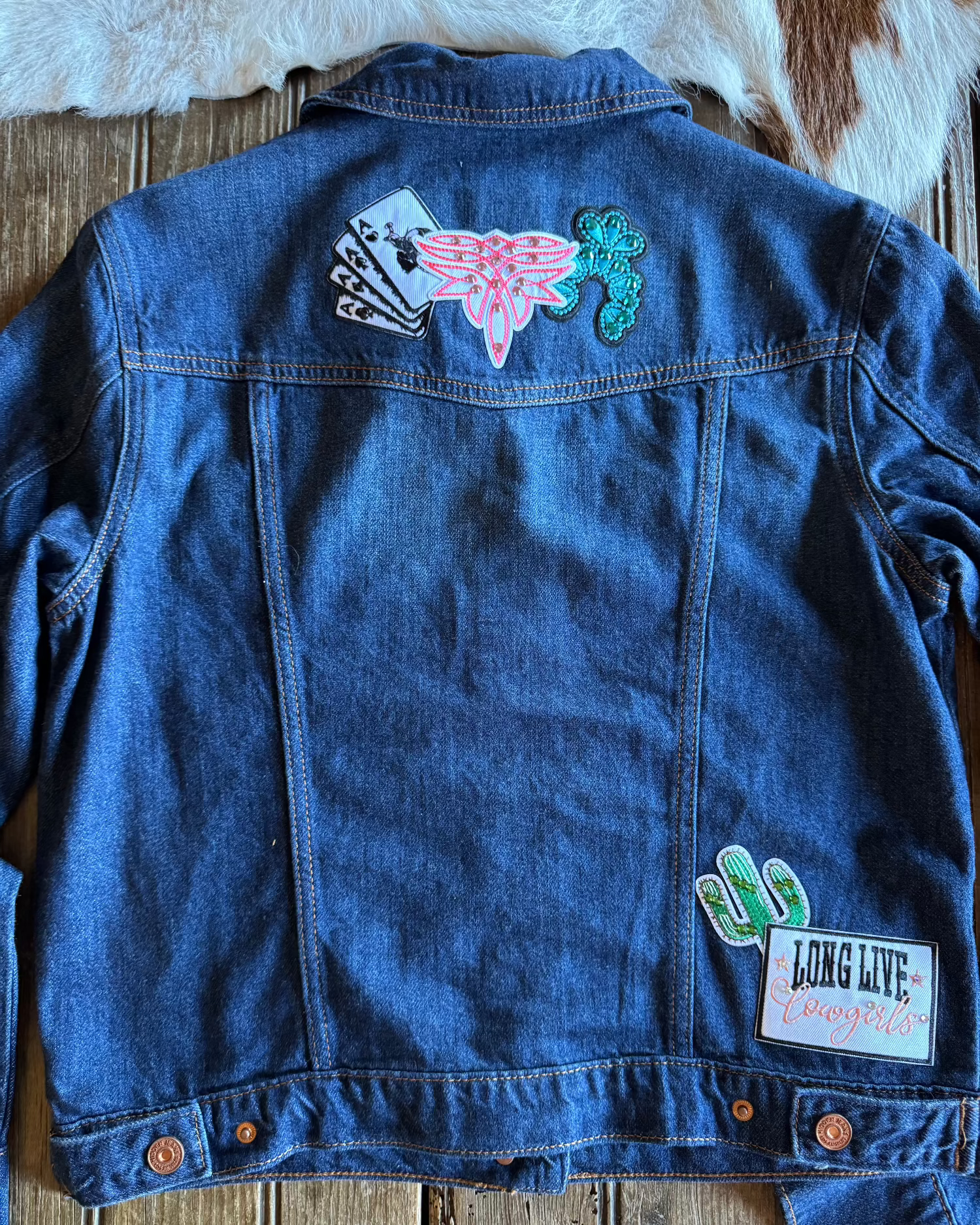 Maricopa Denim Patch Jacket M